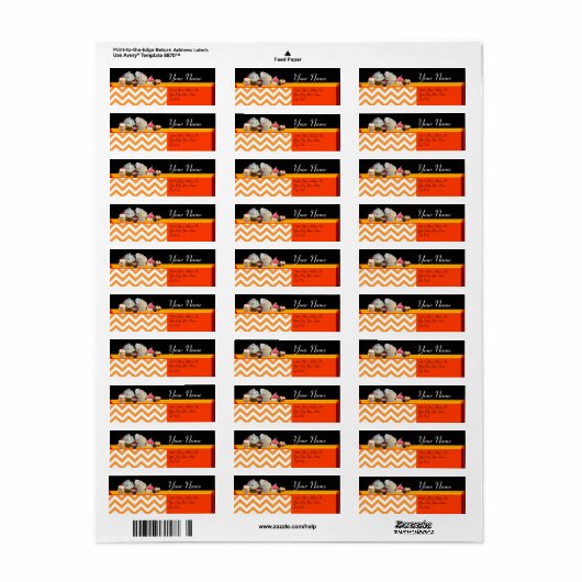 JUMMLICHE KUPFKAKEN WÜSTENSHOP, Orange White Zickz (Vorne)