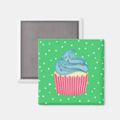 Jummy Cupcake Magnet (Vorderseite/Rückseite)