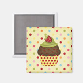 Jummy Cupcake Magnet (Vorderseite/Rückseite)