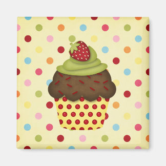 Jummy Cupcake Magnet