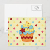 Jummy Cupcake Postkarte (Vorne/Hinten)
