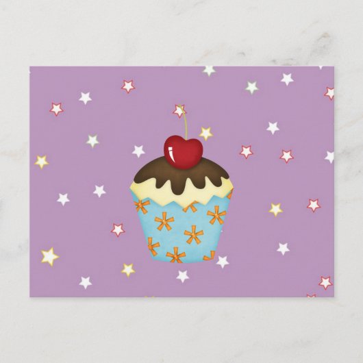 Jummy Cupcake Postkarte (Vorderseite)