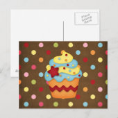 Jummy Cupcake Postkarte (Vorne/Hinten)