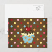 Jummy Cupcake Postkarte (Vorne/Hinten)