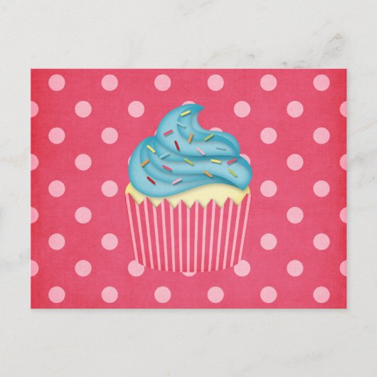 Jummy Cupcake Postkarte (Vorderseite)