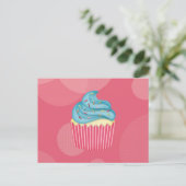 Jummy Cupcake Postkarte (Stehend Vorderseite)
