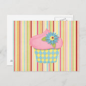 Jummy Cupcake Postkarte (Vorne/Hinten)