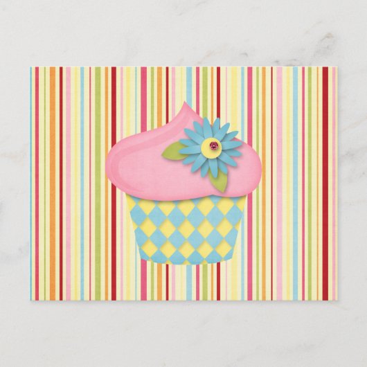 Jummy Cupcake Postkarte (Vorderseite)