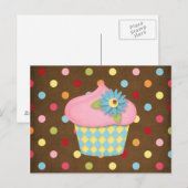 Jummy Cupcake Postkarte (Vorne/Hinten)