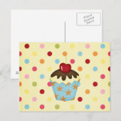 Jummy Cupcake Postkarte (Vorne/Hinten)