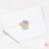 Jummy Cupcake Runder Aufkleber (Umschlag)