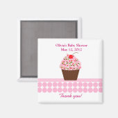 JUMMY CUPCAKES Baby Shower Fevor Magnet (Vorderseite/Rückseite)