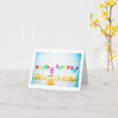 JUMMY-KURZE FÜR *8 JAHRE ALTE* KARTE (Gelbe Blume)