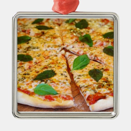 **JUMMY PIZZA** CHRISTMAS ORNANANAS ORNAMENT AUS METALL (Vorne)