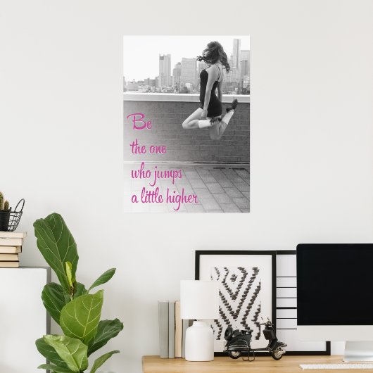 Jump a Klein Higher Ceili Moore Irish Dance Poster (Heimbüro)