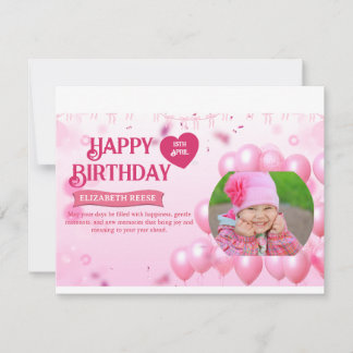 Jump and Play Birthday Invitation Photo Card  RSVP Karte