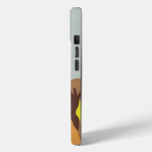 Jump Ball Basketball - iPhone 15 Case (Rückseite / Links)