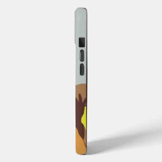 Jump Ball Basketball - iPhone 15 Case (Rückseite / Links)