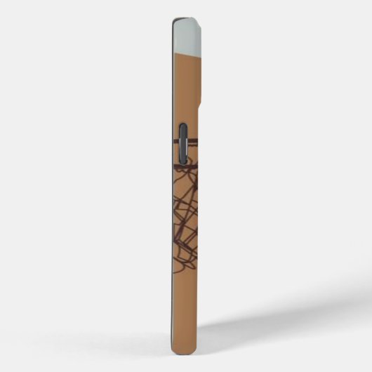 Jump Ball Basketball - iPhone 15 Case (Rückseite / Rechts)