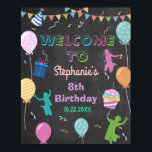 Jump Birthday Chalkboard Kid Trampolin Willkommen Poster<br><div class="desc">Personalisieren Sie dieses phantastische Jump Birthday Chalkboard Kid Trampolin Party Willkommensplakat mit Ihren Details einfach und schnell. Alle Texte sind editierbar! Für eine erweiterte Anpassung dieses Designs,  wählen Sie einfach die Schaltfläche 'Anpassen / Diese Vorlage personalisieren' oben! Matching Artikel in der Sammlung verfügbar!</div>