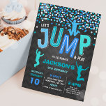 Jump Birthday Einladung Jump Trampolin Party<br><div class="desc">Jump Birthday Einladung Alle Designs sind © PIXEL PERFECTION PARTY LTD</div>