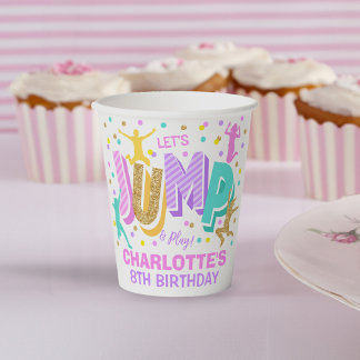 Jump Birthday Paper Cups Pappbecher