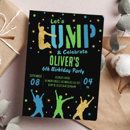 Jump Birthday Party Einladung Bounce House Party