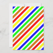 Jump Birthday Party Einladung für einen Jungen (Rückseite)