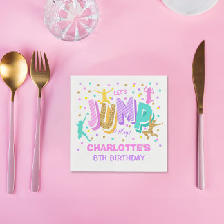 Jump Birthday Personalisiert Napkins Serviette
