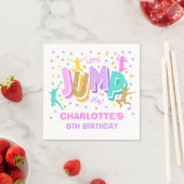 Jump Birthday Personalisiert Napkins Serviette (Beispiel)