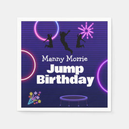 Jump Birthday Serviette