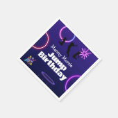Jump Birthday Serviette (Ecke)