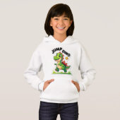 Jump Dino - Cartoon Sticker hoodie (Vorne ganz)