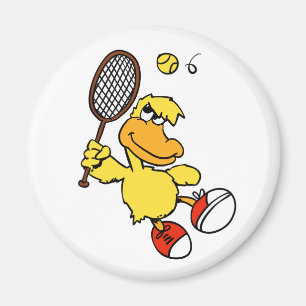 Jump Duck Tennis   Hintergrundfarbe auswählen Magnet