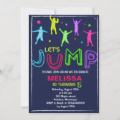 Jump-Einladung - Bounce-Hauseinladung Einladung (Vorderseite)