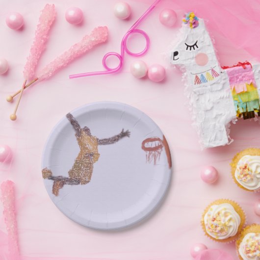 #Jump for #Basketball #Hoop Pappteller (Party)