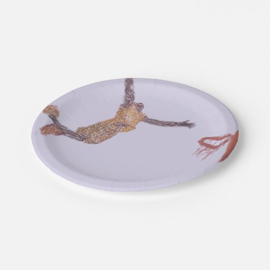 #Jump for #Basketball #Hoop Pappteller (Schrägansicht)