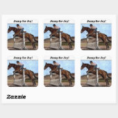 Jump for Jon Fun Horse Stickers (Blatt)
