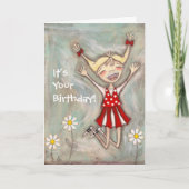 Jump for Joy - Birthday Card Karte (Vorderseite)