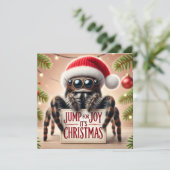 Jump for Joy Es ist Weihnachten Niedlich Springspi (Stehend Vorderseite)