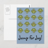 Jump for Joy Postcard Postkarte (Vorne/Hinten)