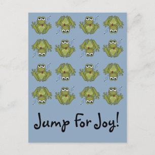 Jump for Joy Postcard Postkarte