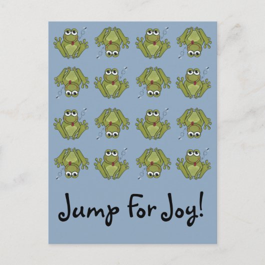 Jump for Joy Postcard Postkarte (Vorderseite)