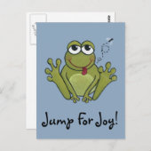 Jump for Joy Postcard Postkarte (Vorne/Hinten)