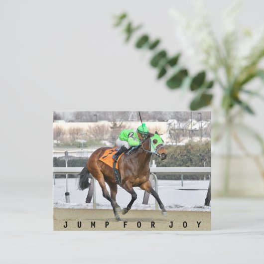 Jump for Joy - Reylu Gutierrez (1) Postkarte (Stehend Vorderseite)