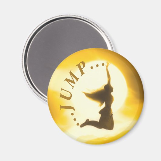 JUMP für Joy Sunshine Magnet (Vorderseite/Rückseite)