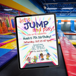 JUMP-Geburtstagsparty Einladung