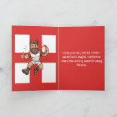 Jump High Play Proud Rugby England Karte (Innenseite)