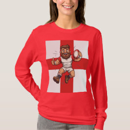 Jump High Play Proud Rugby England T-Shirt