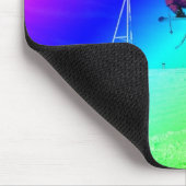Jump in den Bergen Mousepad (Ecke)